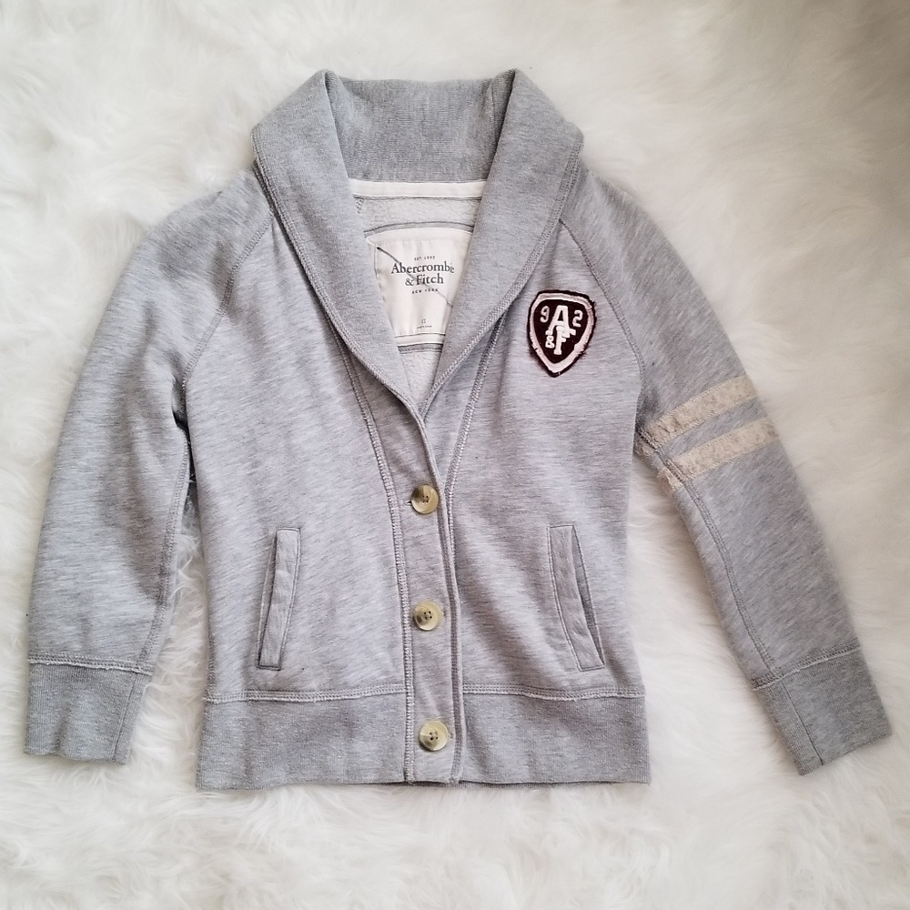 A&F Varsity Cardigan